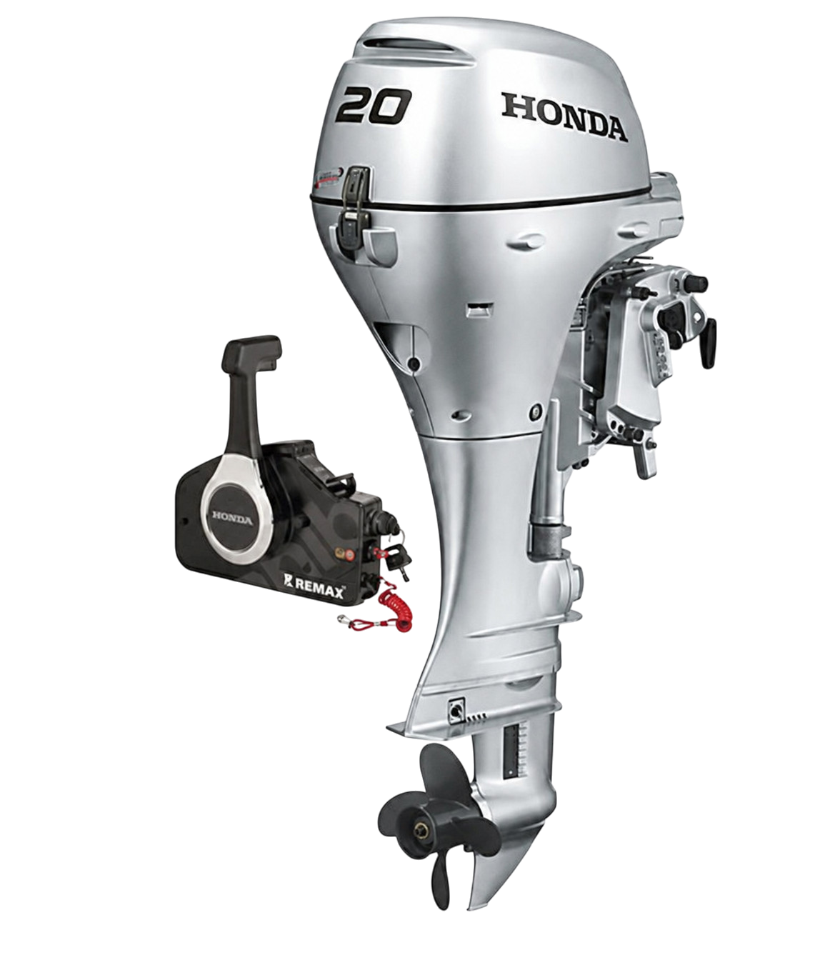 Honda BF20 LR с ногой L, дистанционным управлением, электростартер+ручной